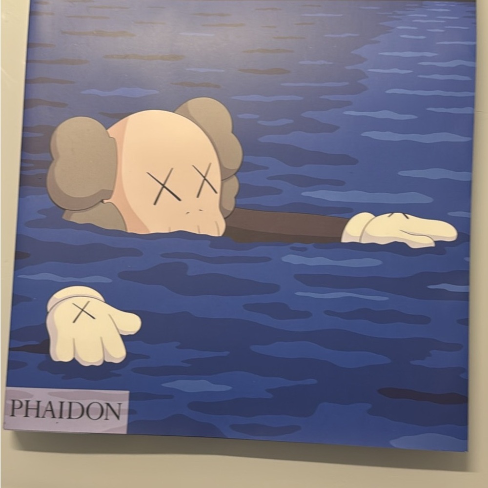 Uniqlo x KAWS Blue Art Print/magazine